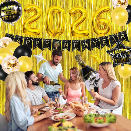 2026 NYE Party Decorations & Supplies Set for Home and Event Celebrations