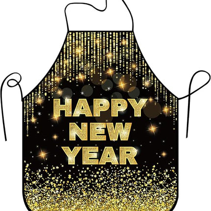 Funny Holiday Kitchen Apron Adjustable Apron for Men Women Party Supplies