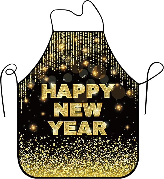 Funny Holiday Kitchen Apron Adjustable Apron for Men Women Party Supplies