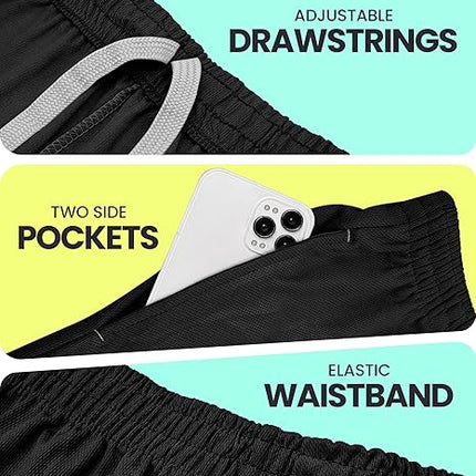 Men's Quick Dry Athletic Shorts with Pockets for Running & Gym Workout