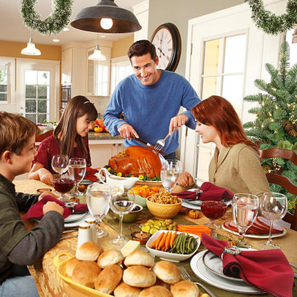 12-Piece Silver Napkin Rings Set, Perfect for Christmas and Holiday Meals