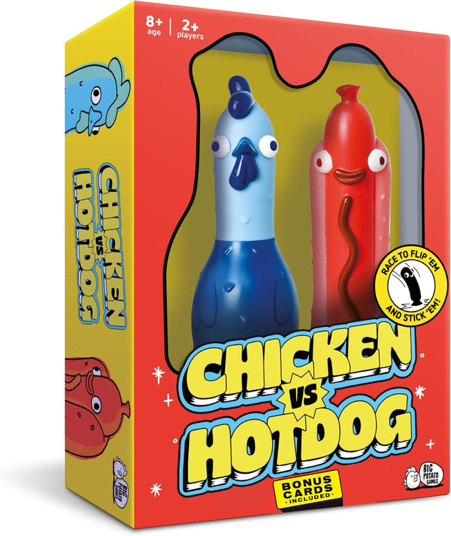 Chicken vs Hotdog Party Game Family Outdoor Yard Game Flipping Fun