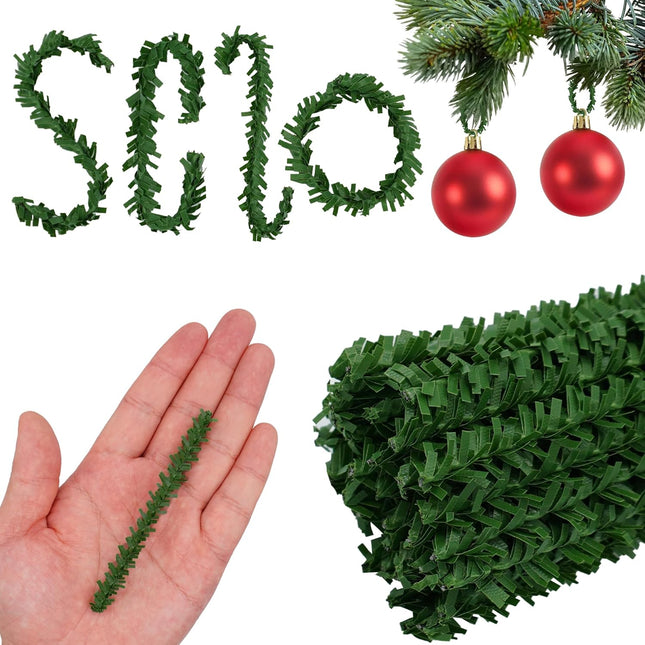 100PCS 4 Inch Christmas Ornament Hooks Hangers Twist Ties for Tree Garland