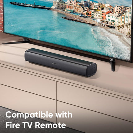 Sound Bar for TV with Bass Reflector – Wall-Mountable Home Audio System