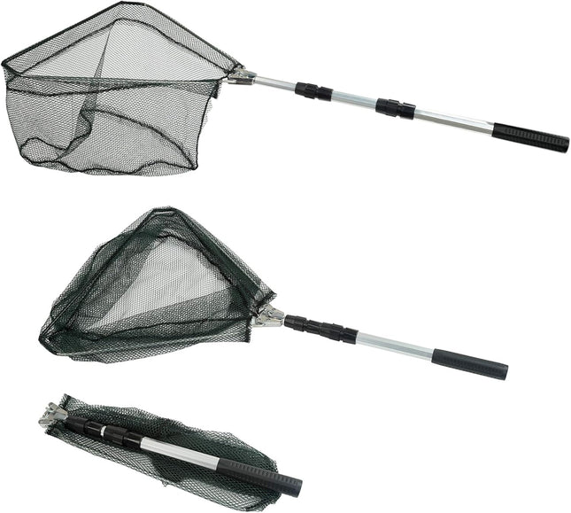 Fishing Landing Net with Telescopic Handle, Extendable 40-63in for Fishing