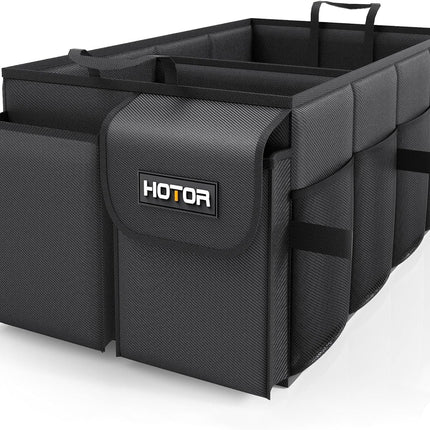 Car Trunk Organizer – Sturdy Foldable Storage for Tools & Accessories, 2 Compartments