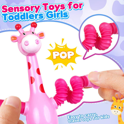 4pc Sensory Travel Toys for Toddlers Road Trip Airplane & Car Activities