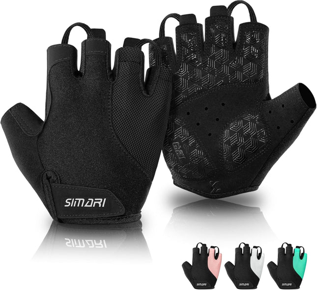 Gel Cycling Gloves for Men Women Shock Absorbing Workout Gym Bike Gloves