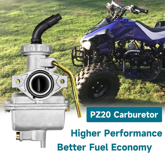 PZ20 Carburetor Kit for 50cc-125cc Chinese ATV Go Kart Pit Dirt Bike 4 Stroke
