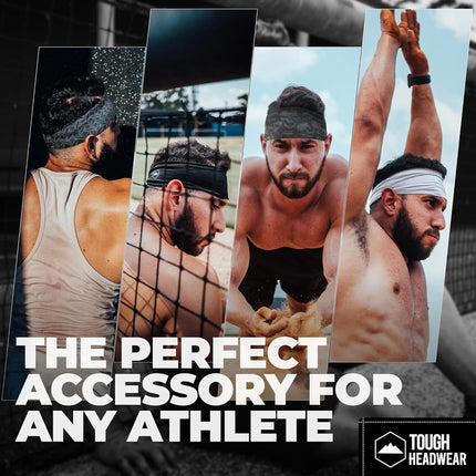 Tough Outfitters Headband – Men’s Athletic Sweat Band for Sports & Workout