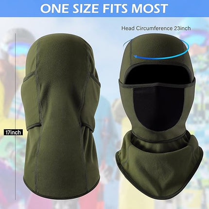 Winter Balaclava Mask – Cold Weather Gear for Biking, Snowboarding & More