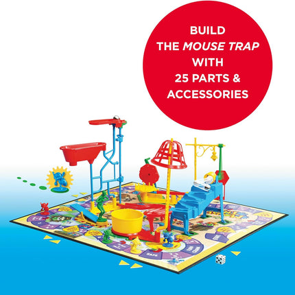 Mouse Trap Kids Board Game, Family Fun for 2–4 Players, Ages 6+