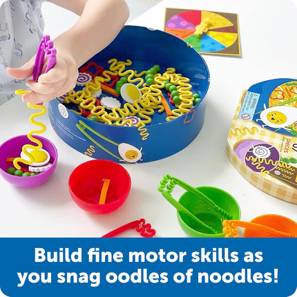 Noodle Knockout! Fine Motor & STEM Math Game for Kids Ages 4+