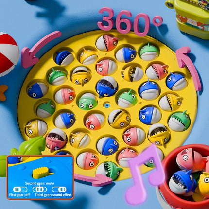 66 PCS Magnetic Fishing Game – Board Toy for Kids Ages 3–8