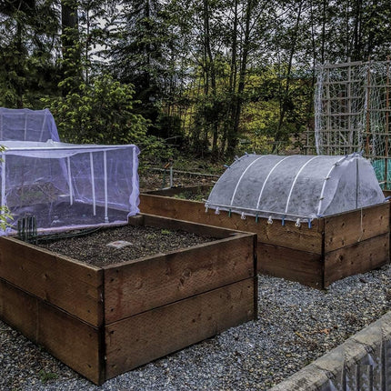 4x10ft Garden Netting Pest Barrier Fine Mesh Bug Net for Plants Vegetables & Fruits