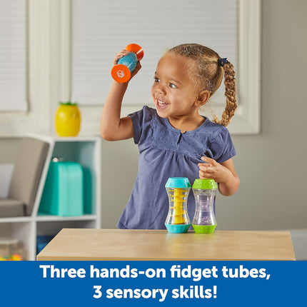 Sensory Trio Fidget Tubes Calming Toys for Toddlers Classroom Quiet Time