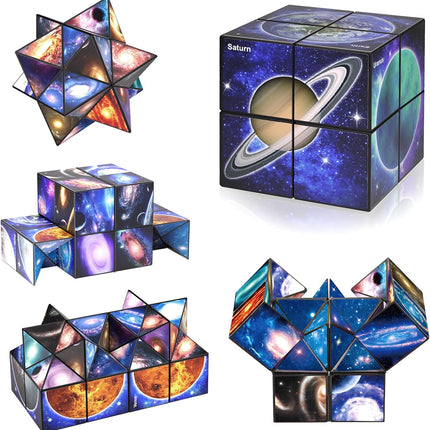2 in 1 Star Magic Cube Yoshimoto Puzzle Toy for Kids Adults Ages 8+