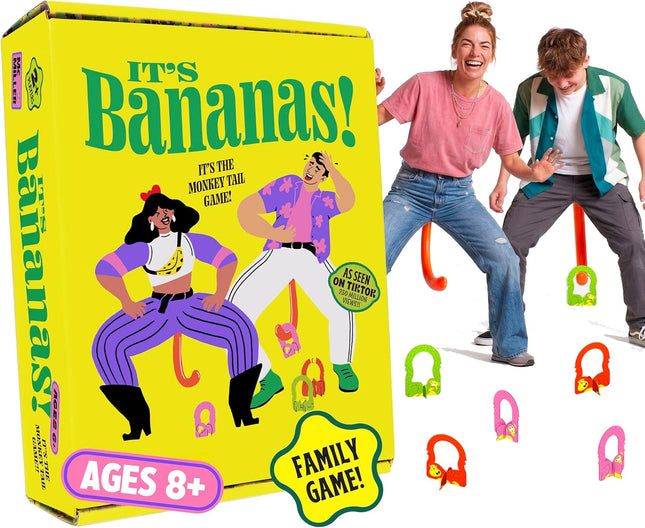 Monkey Tail Party Game for Adults & Families, Indoor Outdoor Fun