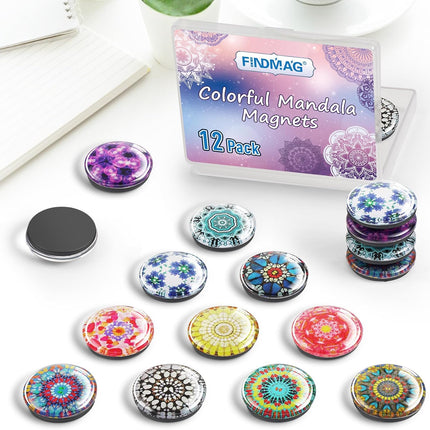 12 Pack Decorative Fridge Magnets, Cute Refrigerator Magnets for Whiteboard, Locker & Classroom