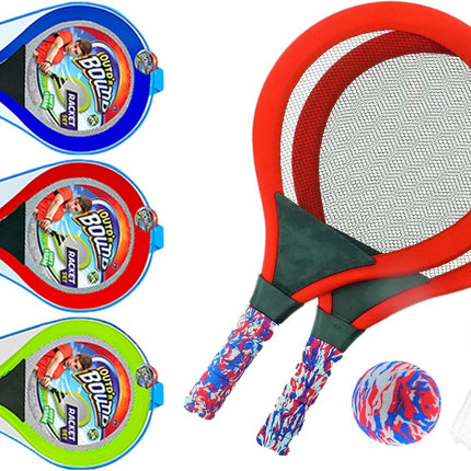 Beach Paddle Ball Set 2 Rackets Ball & Birdie Outdoor Beach Garden Game Toy