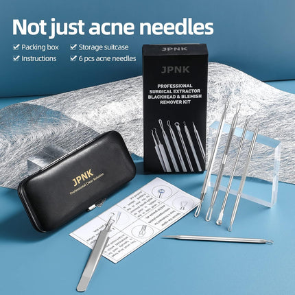 Blackhead Remover Comedone Extractor Acne Removal Tool Kit Stainless Steel
