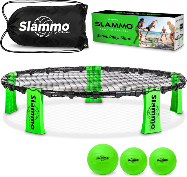 Slammo Game Set Ultimate Outdoor Lawn and Beach Fun Game for Family