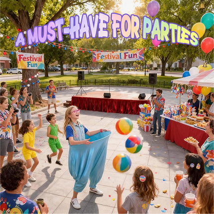 Granny Pants Yard Game with Bouncy Balls & Pump Family Outdoor Party Fun