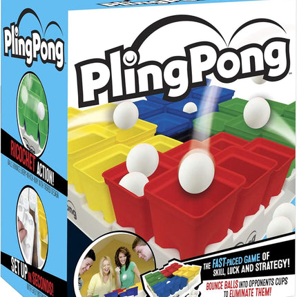 PlingPong Board Game Set for Kids & Adults, Indoor Party Entertainment