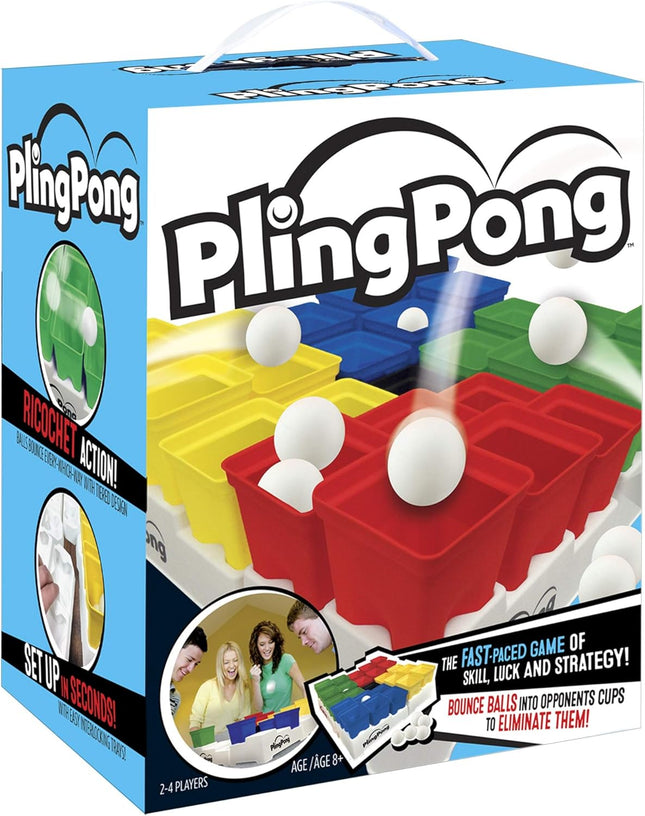 PlingPong Board Game Set for Kids & Adults, Indoor Party Entertainment