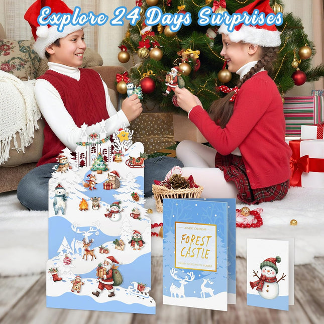 Woodland Advent Calendar 2025 – 24-Day Christmas Countdown for Kids & Adults