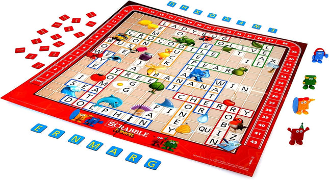 Scrabble Junior Board Game, Educational Word Game for Kids Ages 5+