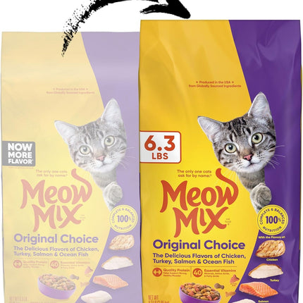 Original Choice Dry Cat Food – 6.3 lb Bag, Complete Nutrition for Cats