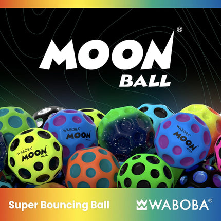 Gradient Moon Balls 2-Pack – Super Bouncy Wall Balls for Kids & Teens