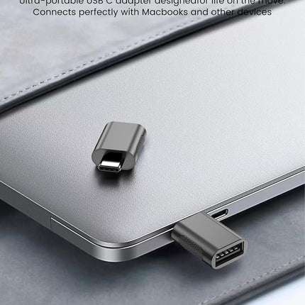4 Pack USB A to USB C Adapter Converter for MacBook Laptop and Type C Devices