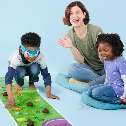 Poop Party Spinner Game Blindfold Challenge Family Game for Kids Age 4+