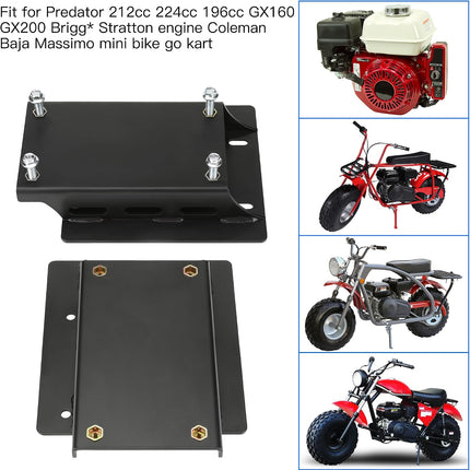 Torque Converter Riser Plate Kit for Predator 212/224 196cc GX160 GX200 Mini Bike