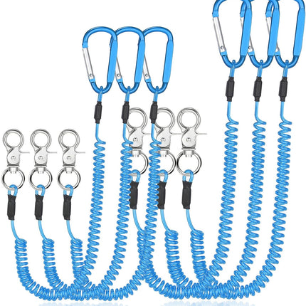 6-Pack Steel Wire Tool Lanyards – Safety Leash for Pliers & Hand Tools