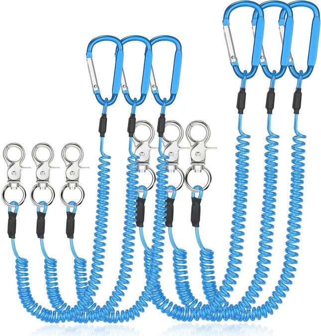 6-Pack Steel Wire Tool Lanyards – Safety Leash for Pliers & Hand Tools