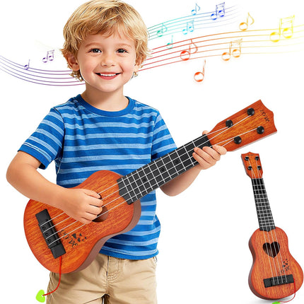 Wooden Ukulele Toy for Kids Educational Musical Instrument Preschool Gift