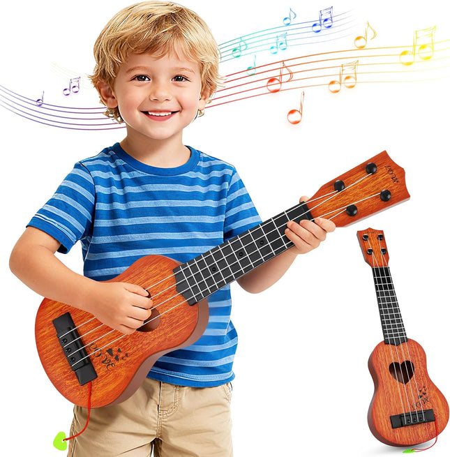 Wooden Ukulele Toy for Kids Educational Musical Instrument Preschool Gift