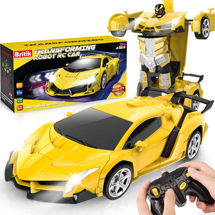 Transform Remote Control Car Toy for Kids Boys Ages 3-12 RC Vehicle