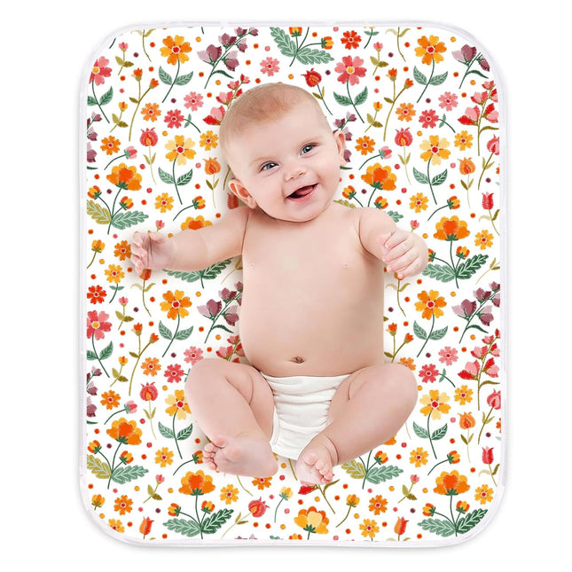 Baby Diaper Changing Pad – Foldable, 3-Layer Waterproof, 24"x30"