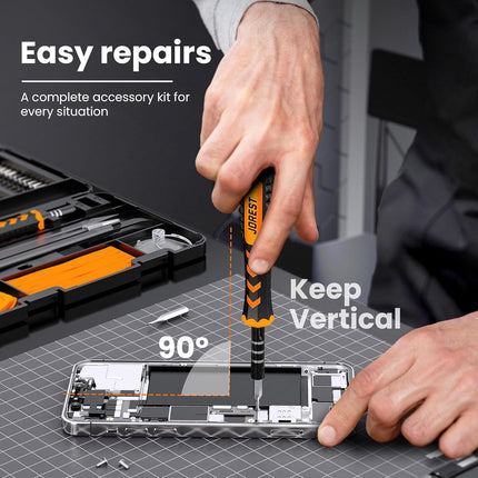 59Pcs Precision Screwdriver Set, Torx T5/T6/T8, Repair Kit for Electronics & More
