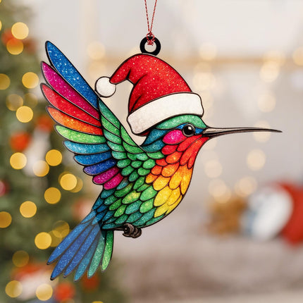 Hummingbird Christmas Ornament 2025 – Bird Tree Decor & Gift for Women