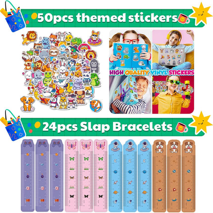24Pack Stationery Party Favors for Kids – Birthday Goodie Bags, Classroom Gifts