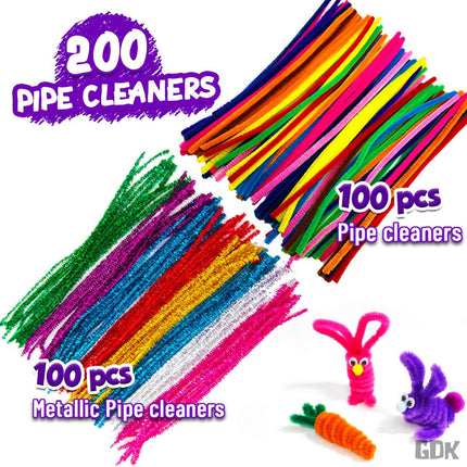 1170pc Kids Arts & Crafts Supply Kit DIY Crafting Set for Ages 4+