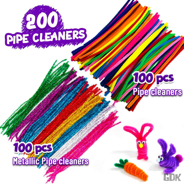 1170pc Kids Arts & Crafts Supply Kit DIY Crafting Set for Ages 4+