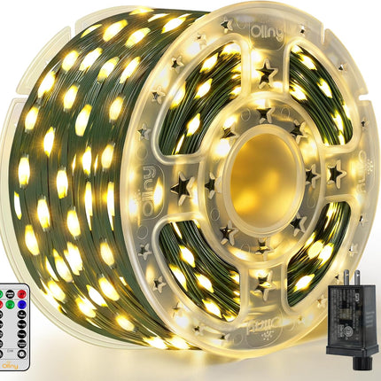 Christmas Lights 1000 LED, 330 FT Waterproof IP67 with Remote Control, 8 Lighting Modes & 3 Timers