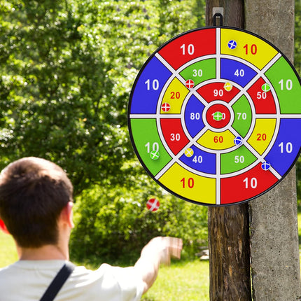 29" Large Dart Board for Kids with Sticky Balls, Indoor & Outdoor Game