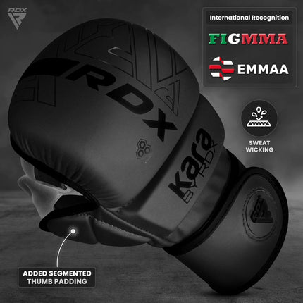 MMA Sparring Gloves Open Palm Grappling Mitts for Boxing & Kickboxing